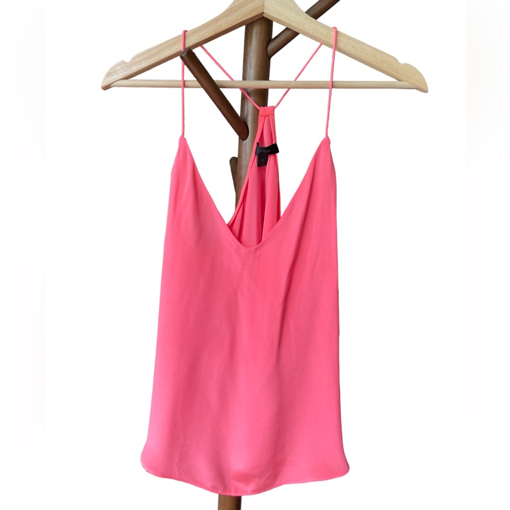 J Crew NEON pink racerback cami Size - 2